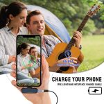 One by Two Kabelloses Lavalier-Mikrofon, kabelloses Rauschunterdrückungsmikrofon mit Ladeetui, Anschluss: 8-polig – Bild 5