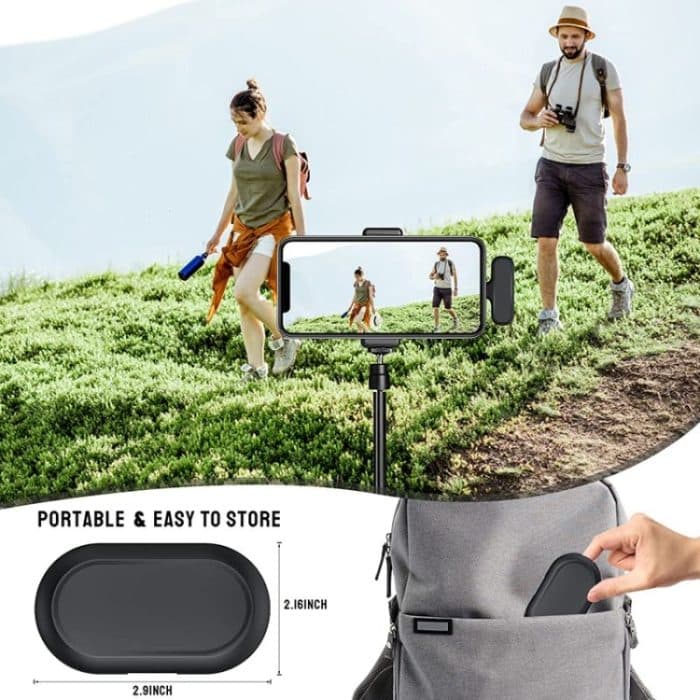 One by Two Kabelloses Lavalier-Mikrofon, kabelloses Rauschunterdrückungsmikrofon mit Ladeetui, Anschluss: 8-polig – Bild 9