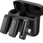 Kabelloses Lavaliermikrofon Ansteckmikrofon für Typ-C / USB-C-Geräte mit Ladekoffer