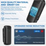 Kabelloses Lavaliermikrofon Ansteckmikrofon für Typ-C / USB-C-Geräte mit Ladekoffer – Bild 3