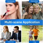 Kabelloses Lavaliermikrofon Ansteckmikrofon für Typ-C / USB-C-Geräte mit Ladekoffer – Bild 7