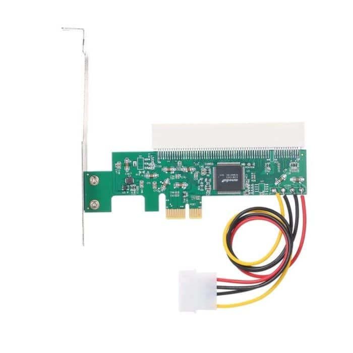 PCI-E-zu-PCI-Adapterkartenkonverter mit 4-Pin-Netzteil – Bild 1