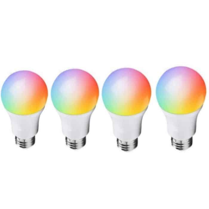 SYA0021446.jpg DP01 4 Stück TUYA WiFi Smart Glühbirne 15W E26 E27 RGB + Weiß + Warmweiße LED-Lampe – Bild 1