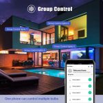DP01 4 Stück TUYA WiFi Smart Glühbirne 15W E26 E27 RGB + Weiß + Warmweiße LED-Lampe – Bild 5