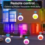DP01 TUYA WiFi Smart Glühbirne 15W E26 E27 RGB + Weiß + Warmweiße LED-Lampe – Bild 2