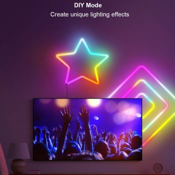 NH021 Wasserdichtes 3 m langes TUYA WIFI-Musiksynchronisations-RGB-Neonlichtseil – Bild 2