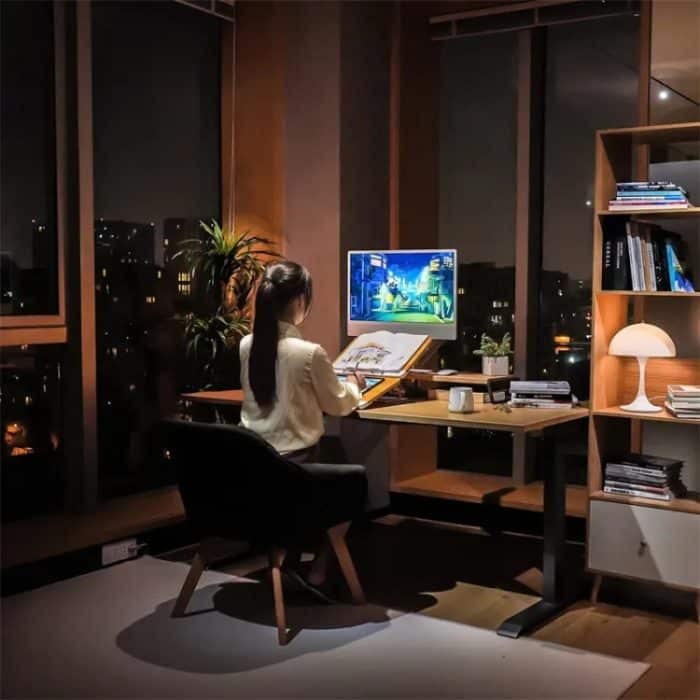 BG-2 Hölzerner faltbarer Bücherregal-Tablet-PC-Stützständer – Bild 6