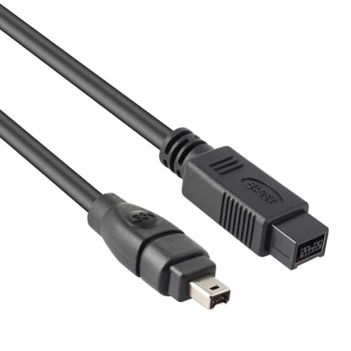 JUNSUNMAY FireWire High Speed Premium DV 800 9-poliger Stecker auf FireWire 400 4-poliger IEEE 1394-Stecker, 1.8m, 3m, 4.5m – Bild 4