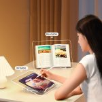 BG-2Y Für iPad Tablet PC Winkelverstellbares transparentes Acryl-Leseregal – Bild 4