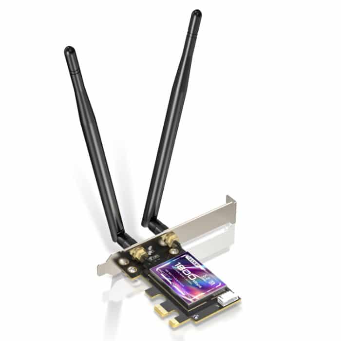 EDUP EP-9658 PCI-E WiFi 6-Karte AX1800M Bluetooth 5.2-Adapter für Desktop-PC, 2,4 GHz/5,8 GHz Dualband Wireless PCI-E interne Netzwerkkarte – Bild 2