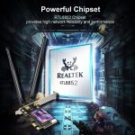 EDUP EP-9658 PCI-E WiFi 6-Karte AX1800M Bluetooth 5.2-Adapter für Desktop-PC, 2,4 GHz/5,8 GHz Dualband Wireless PCI-E interne Netzwerkkarte – Bild 10