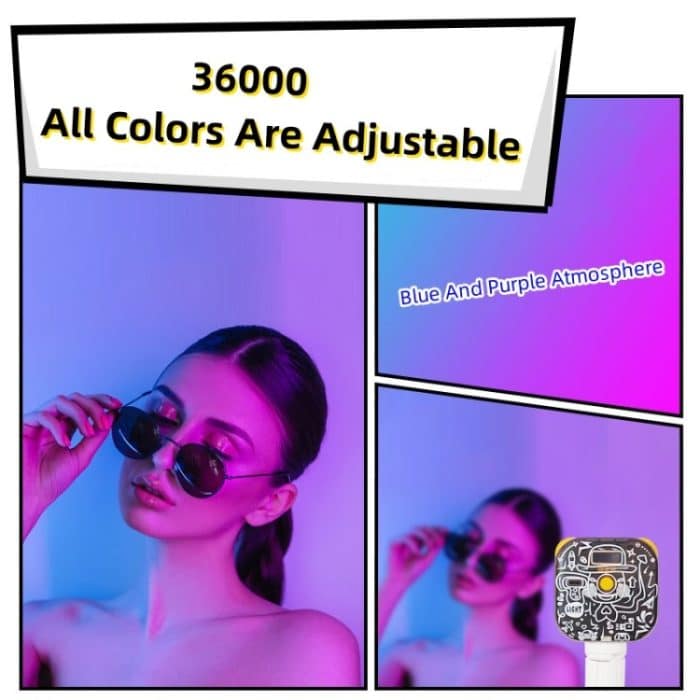 TV-6RGB Hand-TOFU 6W Fülllicht Mini tragbares RGB-LED-Videolicht – Bild 6