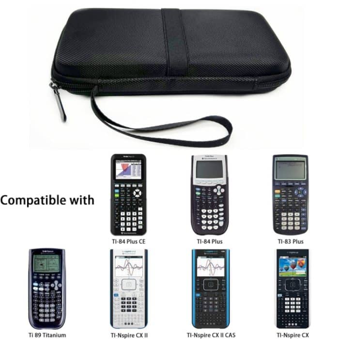Für Texas Instruments Plotterrechner, schützende Aufbewahrungsbox mit Zubehör-Netztasche – Bild 6