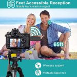 Drahtloses Lavalier-Mikrofon mit Rauschunterdrückung für Telefon/Kamera/Laptop/MacBook mit 3,5-mm-Empfänger, One by One, One by Two – Bild 4