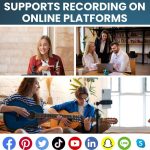 3-in-1-Lavalier-Funkmikrofon mit Rauschunterdrückung für iPhone / iPad / Android / Kamera, One by One, One by Two – Bild 5