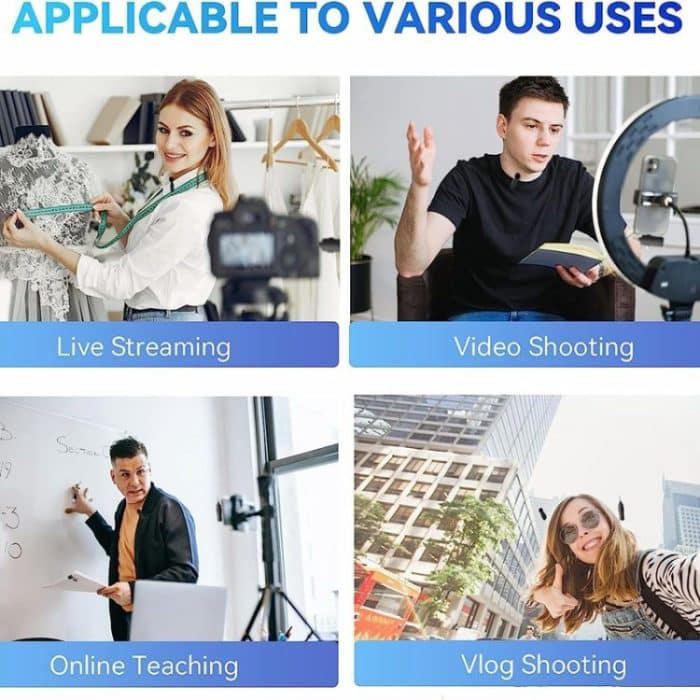 3-in-1-Mini-Wireless-Lavalier-Mikrofone für iPhone/Android/Kamera mit Rauschunterdrückungsfunktion, One by Two – Bild 6