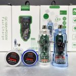 P35 48W PD30W + QC3.0 18W USB Transparentes Autoladegerät mit Typ-C auf 8-poligem Telefondatenkabel, P35 with Cable (Transparent), P35 with Cable (Transparent Blue) – Bild 7