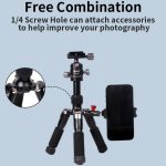 JMARY KT25+H30 für Selfie-Live-Streaming, leichtes tragbares Desktop-Mini-Stativ-Set – Bild 4