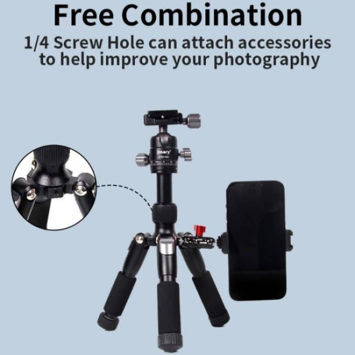 JMARY KT25+H30 für Selfie-Live-Streaming, leichtes tragbares Desktop-Mini-Stativ-Set – Bild 4