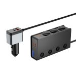 TR-54 9-in-1-Multi-Ports PD+QC3.0 USB-Autoladegerät 3-Sockel-Zigarettenanzünder-Splitter
