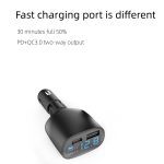 TR-83 QC3.0 + Typ-C PD18W Superschnellladeadapter mit LED-Spannungsanzeige – Bild 3