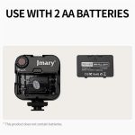 JMARY FM-48R Dimmbares Fotografie-LED-Fülllicht Tragbares Mini-Kamera-Telefon-Fülllicht – Bild 5