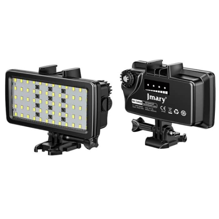 SYA0023186.jpg JMARY FM-72RGB wiederaufladbare Tauchfotografie RGB IPX8 wasserdichte Kamera LED-Fülllicht – Bild 1