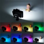 JMARY FM-72RGB wiederaufladbare Tauchfotografie RGB IPX8 wasserdichte Kamera LED-Fülllicht – Bild 7