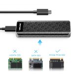 Wavlink UTE02 Thunderbolt 3 NVME M.2 Solid State Leder Metall SSD Externe Festplattenbox – Bild 3