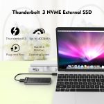 Wavlink UTE02 Thunderbolt 3 NVME M.2 Solid State Leder Metall SSD Externe Festplattenbox – Bild 5