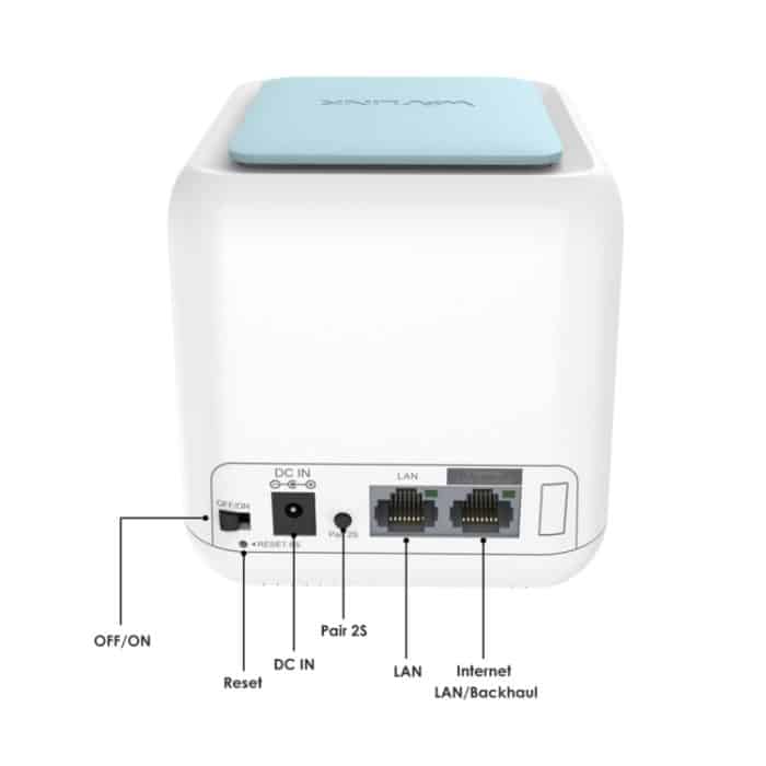 WAVLINK WN535M1 WLAN-Router 11AC AC1200 Mesh Wireless Repeater Signal Extender, US Plug, UK Plug, AU Plug – Bild 6