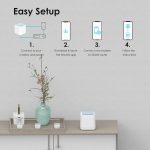 WAVLINK WN535M2 Für Home Office 2 stücke Mesh Wireless Router AC1200 Dual Band WiFi Signal Booster, US Plug, UK Plug, AU Plug – Bild 3