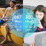 WAVLINK WN535M2 Für Home Office 2 stücke Mesh Wireless Router AC1200 Dual Band WiFi Signal Booster, US Plug, UK Plug, AU Plug – Bild 4