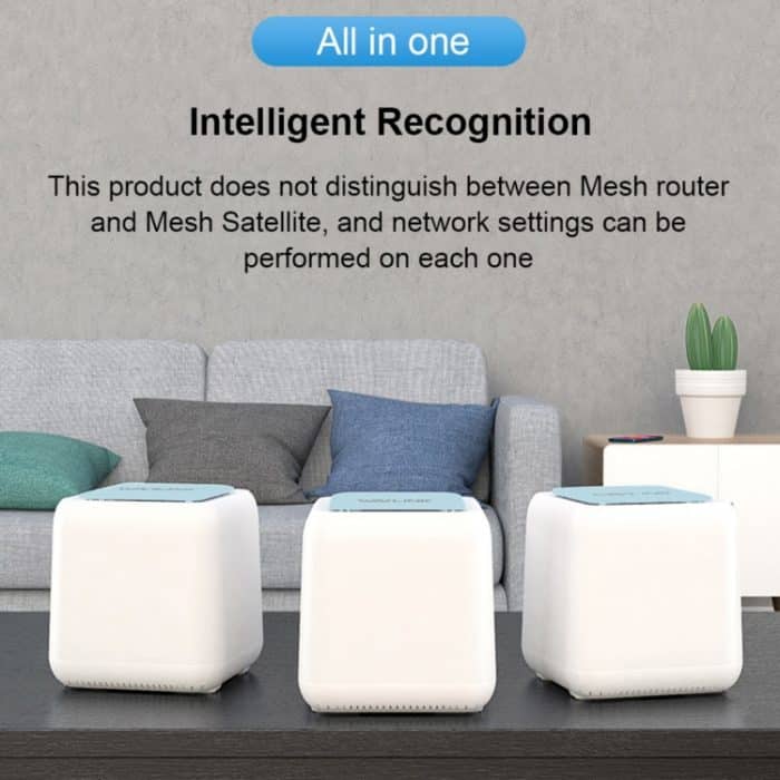 WAVLINK WN535M3 für Home Office 23-teiliger Mesh-WLAN-Router AC1200 Dualband-WLAN-Signalverstärker, US Plug, EU Plug, AU Plug – Bild 8