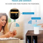 WAVLINK WN551K2 2 Stück AC3000 WLAN-Repeater mit integrierter Antenne, Tri-Band-Mesh-WLAN-Router, US Plug, UK Plug, EU Plug, AU Plug – Bild 2