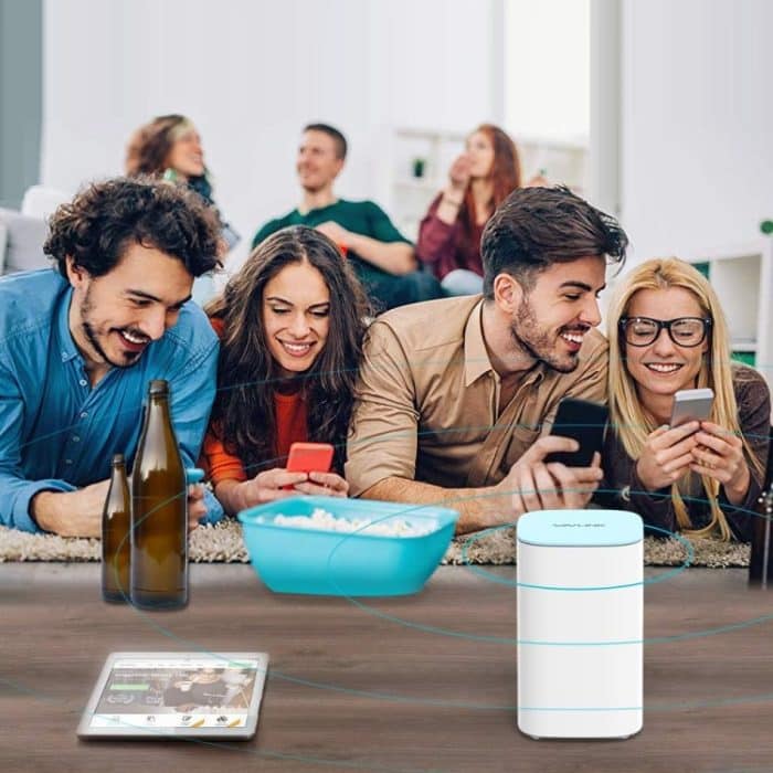 WAVLINK WN551K2 2 Stück AC3000 WLAN-Repeater mit integrierter Antenne, Tri-Band-Mesh-WLAN-Router, US Plug, UK Plug, EU Plug, AU Plug – Bild 4