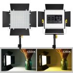 VLOGLITE W660S für Videofilmaufnahmen 3200-6500K Beleuchtung LED-Videoleuchte mit Stativ, US Plug, UK Plug, EU Plug – Bild 3