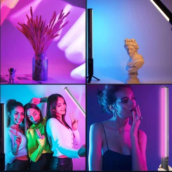 VLOGLITE W150RGB-II mit LCD-Display, RGB-Videoleuchte, Handleuchte, LED-Videoleuchte – Bild 4