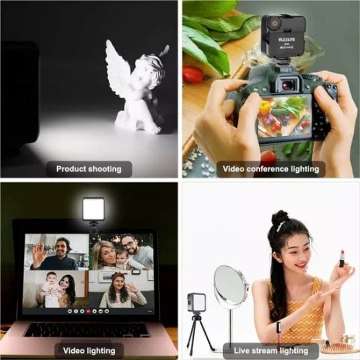 VLOGLITE W49 Fotografie Handy Live-Streaming Beauty Lights Mini-Fülllicht LED-Kameralicht – Bild 5