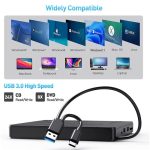 BT668 Lesbare TF/SD-Karte USB-Multifunktions-CD-Player Externes optisches Laufwerk DVD-Brenner – Bild 4