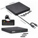 BT668 Lesbare TF/SD-Karte USB-Multifunktions-CD-Player Externes optisches Laufwerk DVD-Brenner – Bild 7