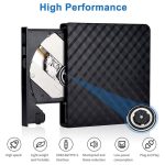 BT699 USB/Typ-C-Gehäuse für externes optisches Laufwerk, Laptop-DVD-Brenner, tragbarer schlanker Disc-Player – Bild 2