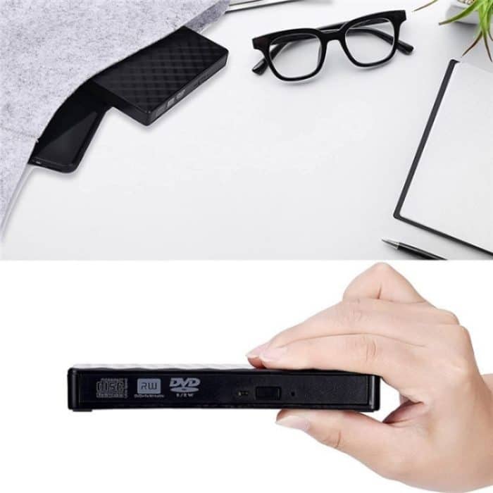 BT699 USB/Typ-C-Gehäuse für externes optisches Laufwerk, Laptop-DVD-Brenner, tragbarer schlanker Disc-Player – Bild 7