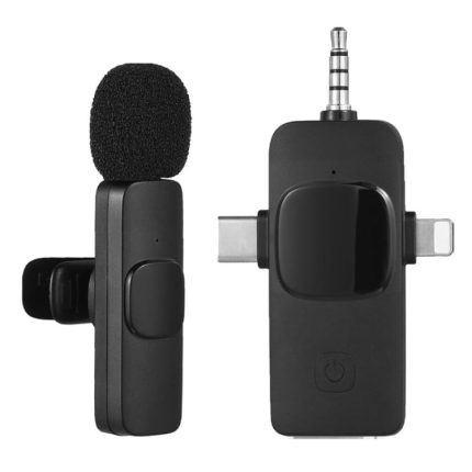 Drahtlose Lavalier-Mikrofone für iPhone / Android, 2 in 1, 3 in 1
