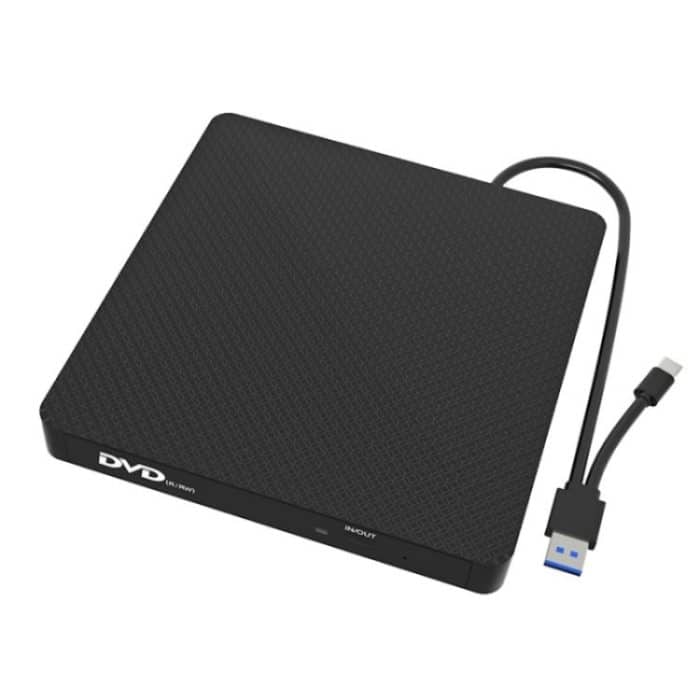 SYA0024106.jpg XD009 Externer CD-Leser VCD-Brenner Ultradünner Laptop-Computer USB 3.0 + Typ-C-DVD-Laufwerk – Bild 1