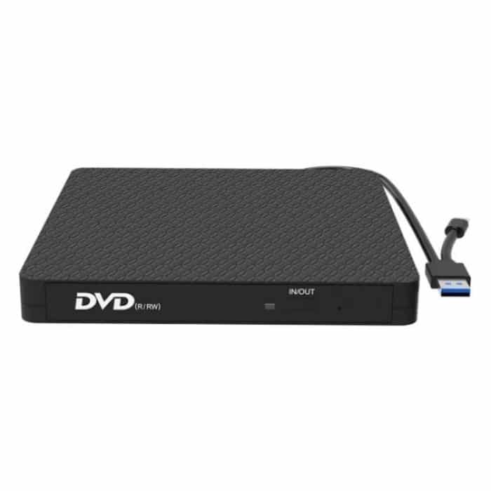 XD009 Externer CD-Leser VCD-Brenner Ultradünner Laptop-Computer USB 3.0 + Typ-C-DVD-Laufwerk – Bild 2