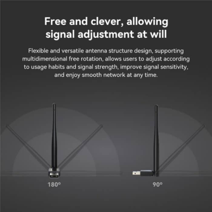 LB-LINK WN155A 150M Wireless-Netzwerkkartenadapter USB-WiFi-Empfänger für PC-Computer-Laptop – Bild 5
