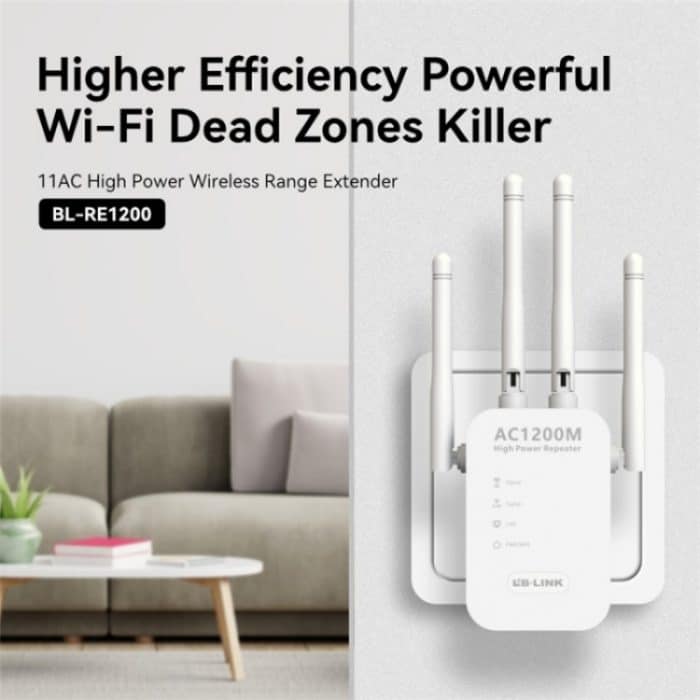 LB-LINK RE1200 1200M Dual Band WiFi Signal Verstärker Booster Wireless Repeater Extender – Bild 3
