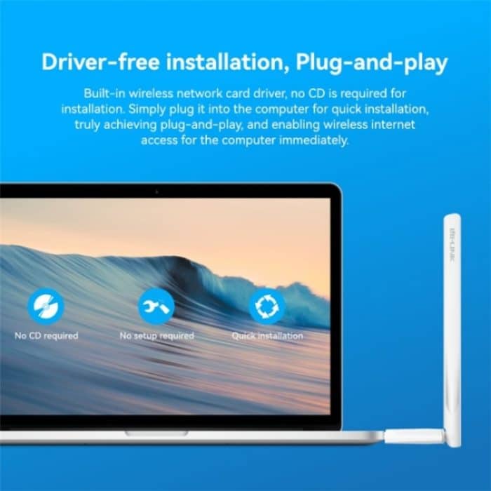 LB-LINK WDN650A Für Desktop-Computer Laptop Dual Band 650M Wireless USB Netzwerkkarte – Bild 5