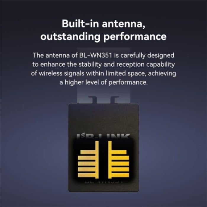 LB-LINK BL-WN351 Für Desktop-Computer Laptop 300M USB Drahtlose Netzwerkkarte WiFi Empfänger – Bild 5